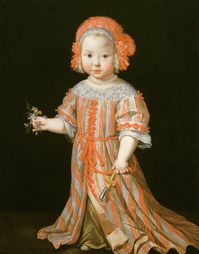 Retrato de una niña de Dutch School